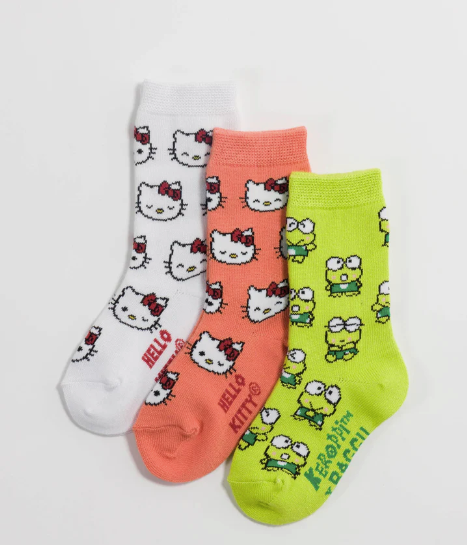 KIDS CREW SOCKS SET OF 3