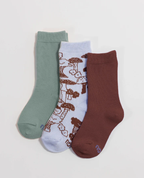 KIDS CREW SOCKS SET OF 3