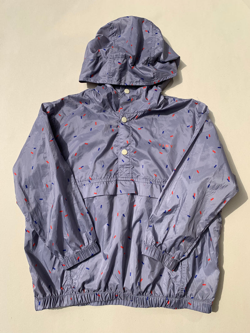 impermeable gris 4 años