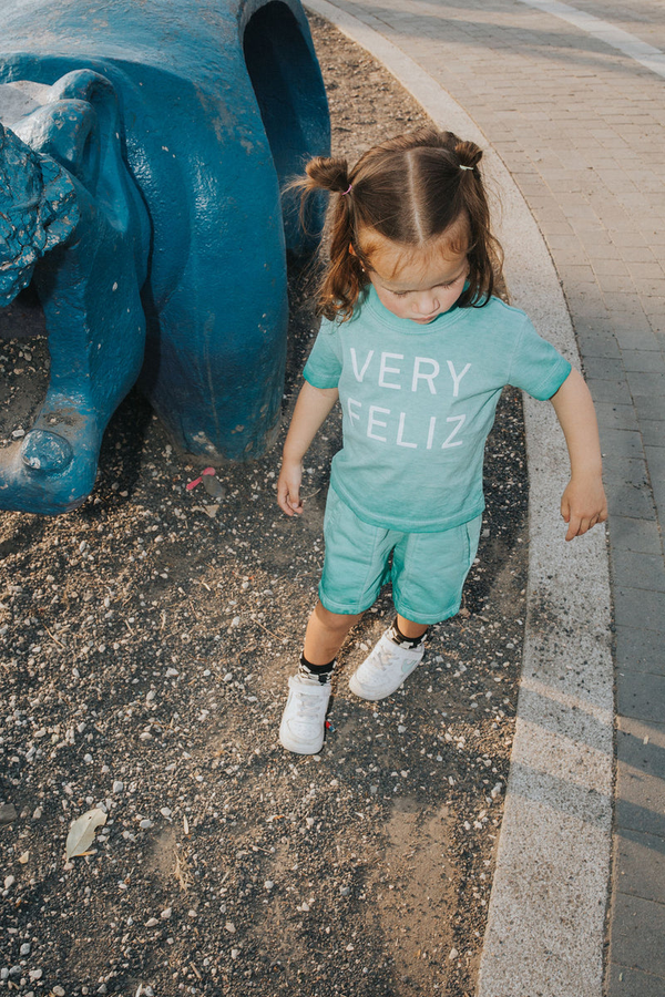 T-SHIRT ACID WASH MENTA FRESCA