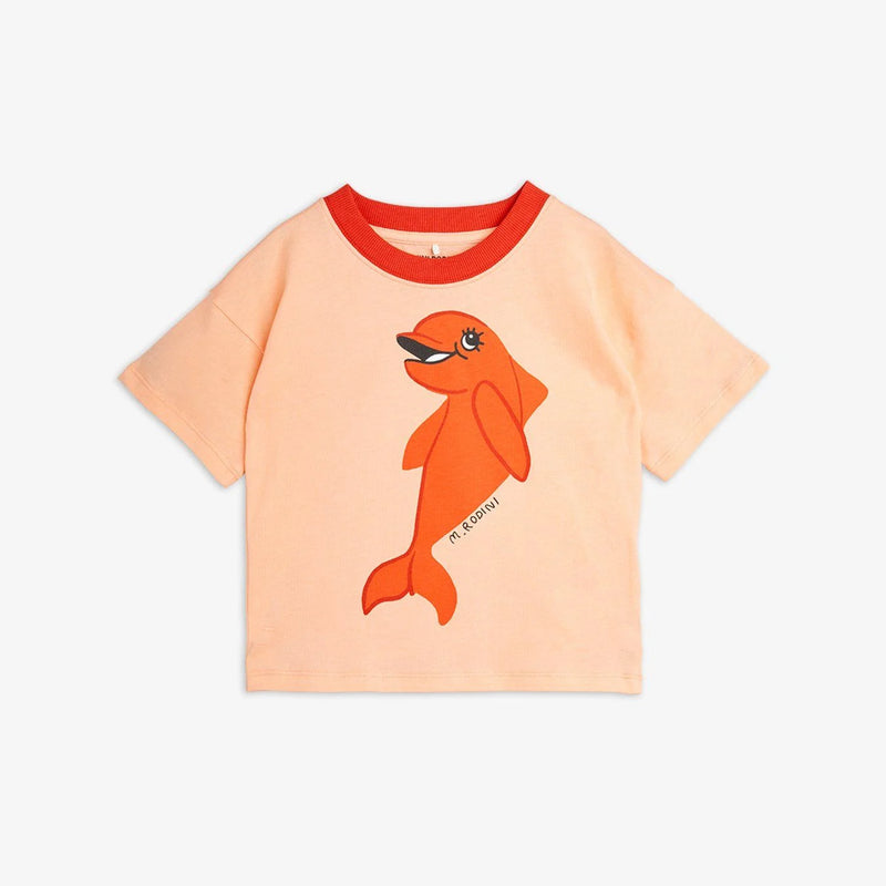 PLAYERA DELFÍN NARANJA