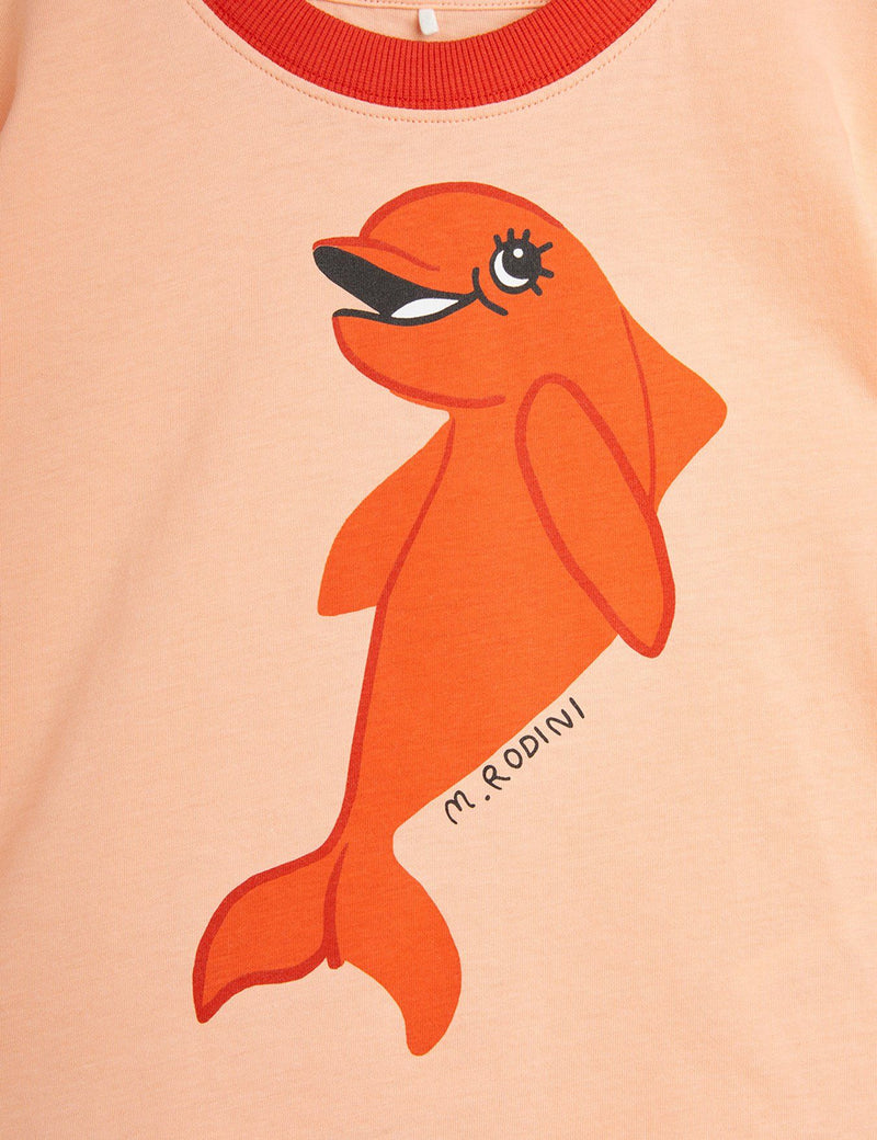 PLAYERA DELFÍN NARANJA