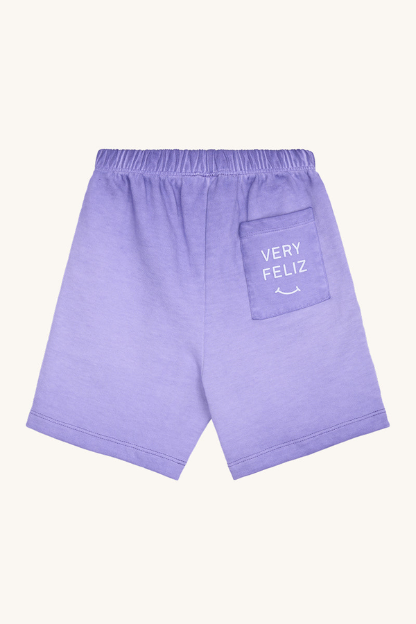 SHORT ACID WASH VIOLETA COOL