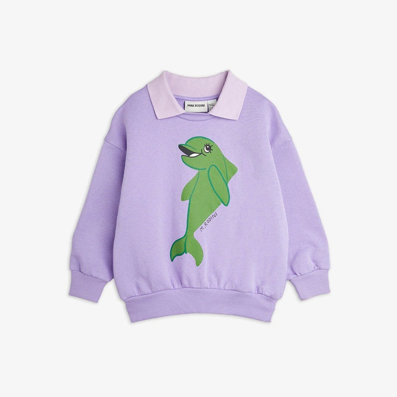 SUDADERA DELFÍN MORADA